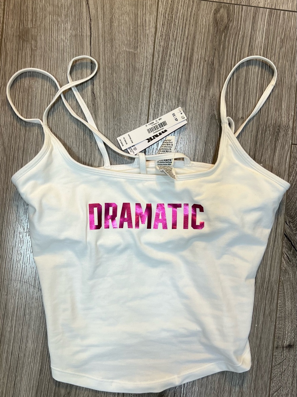 💖🤍 PINK Victoria’s Secret *Mean Girls Coded* Dramatic Tank 💞🎀